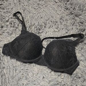Elegant Black Lace Bra